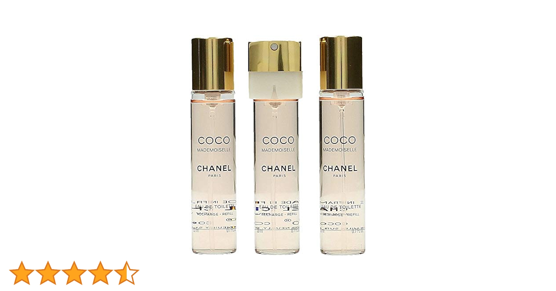 CHANEL Coco Mademoiselle ツイスト&スプレイ3×20ml CHANEL COCO MADEMOISELLE Eau de Parfum Twist (3 x 20ml) New